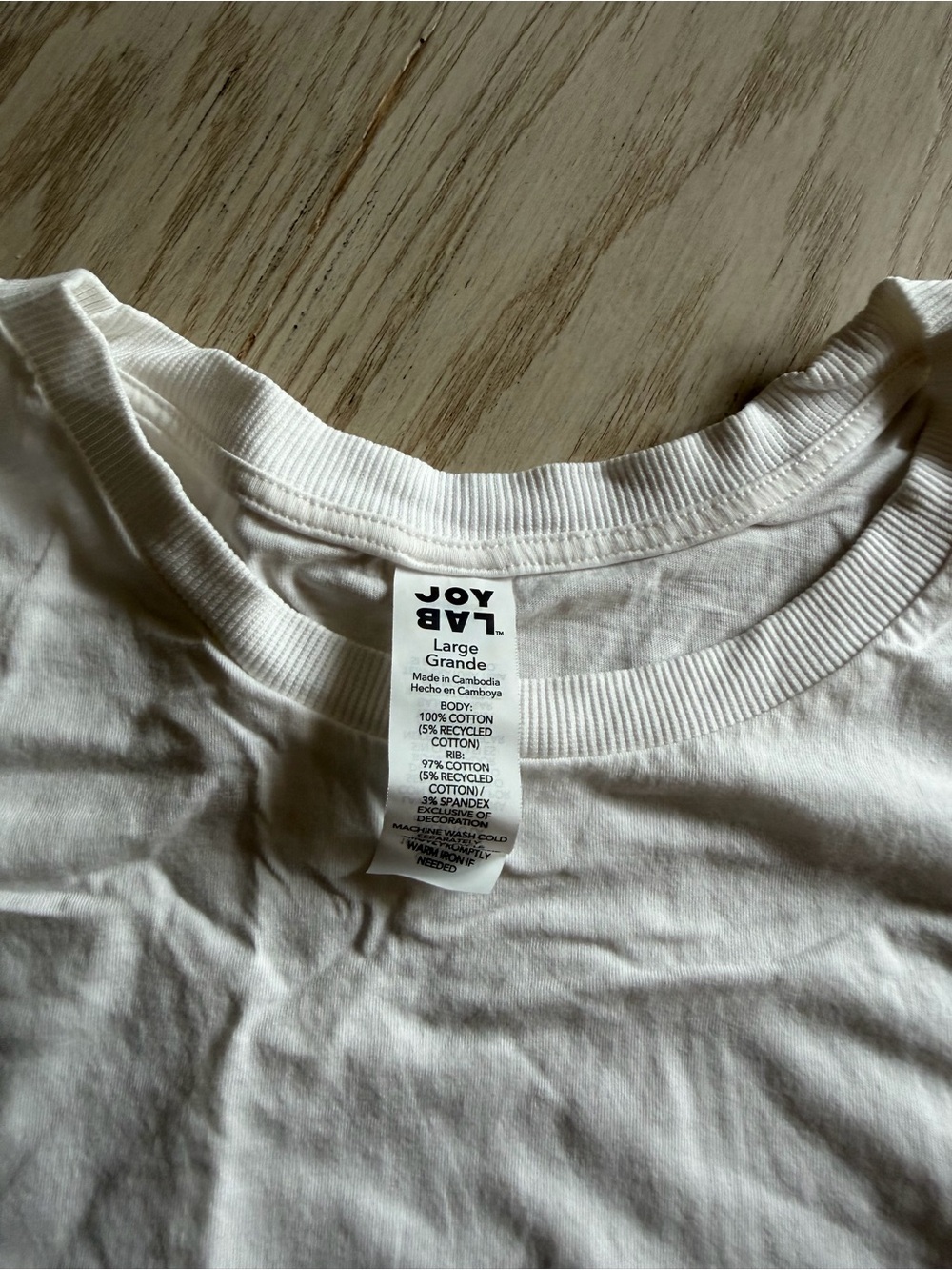 Joy Lab 100% Cotton Tank Top - Picture 3 of 4